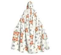 Sweet Ditsy Dreams Hooded Cape Cloak, Restylable Cosplay Cape with Hood | Restylable Adult Cape With Oversized Hood And Tie Collar That Transforms Between Vampire, Witch, Wizard And Princess Costumes