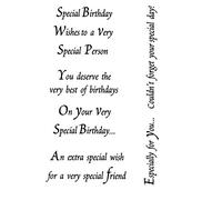 Sweet Dixie "An Extra Special Wish" Clear Stamp