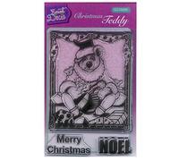 Sweet Dixie Christmas Teddy Clear Stamp Set, Transparent