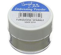 Sweet Dixie Embossing Powder Turquoise Sparkle, Synthetic Material, 4 x 4 x 3 cm