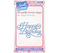 Sweet Dixie "Happy Birthday" Die, Grey