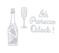 Sweet Dixie It's Prosecco O Clock Die, Grey, Medium