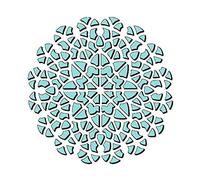 Sweet Dixie Kaliedoscope Stencil, 6 x 6-Inch,SDST0022