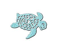 Sweet Dixie Laughing Turtle Die, Metal, Grey