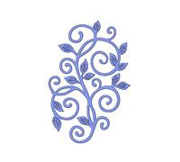 Sweet Dixie "Leafy Scroll 2" Die, Grey