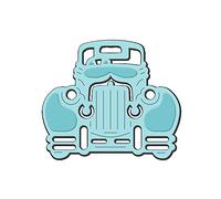 Sweet Dixie SDD112 Vintage Car Die, Metal, Grey , 5.4x6.3x0.1 cm