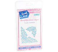 Sweet Dixie SDD133 Leafy Corners Die, Metal, Grey , 7.3x7.3x0.1 cm