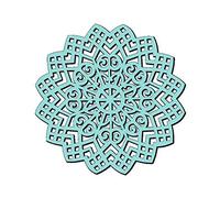 Sweet Dixie SDST0023 Lattice Swirl Stencil, 6 x 6-Inch