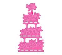 Sweet Dixie Wedding Cake Die, Metal, Grey, 23.3 x 13 x 0.8 cm