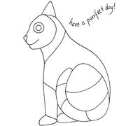 Sweet Dixie "Zendoodle Cat" Clear Stamp