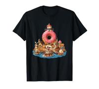 Sweet Donut Lighthouse Bakery Island Treats T-Shirt