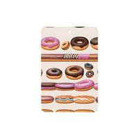Sweet Doughnut Pattern Car Air Fresheners 6 Pcs Rectangle Hanging Aromatherapy Tablets Scented Fresheners For Bedroom Bathroom