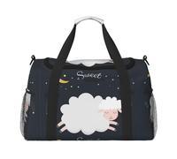 Sweet Dream Print Womens Sports Bags Travel Bag - Gym Tote Bag with Compartment,Duffel Bags for Men,Ladies Holdall,Carry On Weekend Travel Handbags for Women
