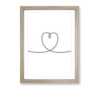 Sweet Dream V2 Typography Quote Framed Print | A4 Oak Framed Wall Art | Ready to Hang | Modern Positive Affirmations Picture | Living Room Bedroom Lounge Office