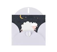 sweet dream White prints Greeting Cards 6x4-inch with Envelope | Perfect for writing greetings and thank-you notes