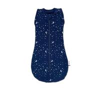 Sweet Dreamers, Baby Sleep Bag and Swaddle for Newborns | 0-3 months, 1.0 TOG | Soft Bamboo and Cotton Fabric Baby Sleeping Bag | Blue Moon and Stars
