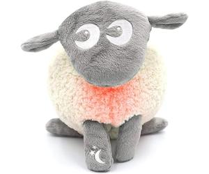 Sweet Dreamers, Rechargeable Ewan Deluxe, Grey | Baby & Infant Sleep Aid Gift | Cry Sensor & Nightlight | 10 Soothing White & Pink Noise Sounds | Continuous or Timer Playback | Machine Washable