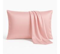 Sweet Dreams 100% Pure Mulberry Luxury Silk Pillowcase for Hair and Skin. Premium Grade 6A Silk Both Sides, 600 Thread Count, with Hidden Zipper (Pink Blush, Housewife)