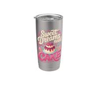 Sweet Dreams are Made of Cake Baking Baker Stainless Steel Insulated Tumbler