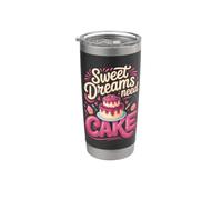 Sweet Dreams are Made of Cake Baking Baker Stainless Steel Insulated Tumbler