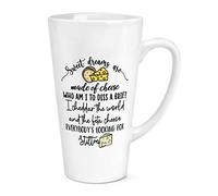 Sweet Dreams are Made of Cheese 17oz Large Latte Mug Cup