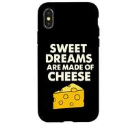 Sweet Dreams Are Made of Cheese Funny Food Pun Case for iPhone X/XS