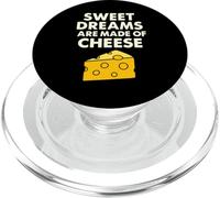Sweet Dreams Are Made of Cheese Funny Food Pun PopSockets PopGrip for MagSafe