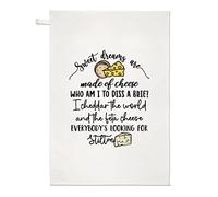 Sweet Dreams are Made of Cheese Tea Towel Dish Cloth