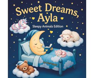 Sweet Dreams Ayla: Personalized Children's Bedtime Story book for Babies & Kids | perfect birthday gift idea for Ayla's | Gentle Rhymes, Sleepy ... Ayla Drift Into Sweet Dreams Every Night.