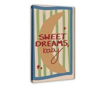 Sweet Dreams Baby Canvas Poster Wall Art Decor Print Picture Paintings for Living Room Bedroom Decoration 20x30inch(50x75cm)