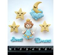 Sweet Dreams - Craft Novelty Buttons & Embellishments by Dress It Up