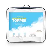 Sweet Dreams Deep Sleep Luxury Thick Orthopaedic Anti Allergy Mattress Topper Quilted Cloud Super Soft Filled Mattress Protector (Single)