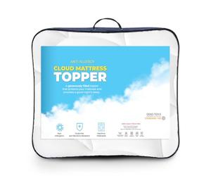 Sweet Dreams Deep Sleep Luxury Thick Orthopaedic Anti Allergy Mattress Topper Quilted Cloud Super Soft Filled Mattress Protector (Single)