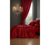 Sweet Dreams Elegant Mulberry Silk Duvet Cover in Red | Size: Double Sweet Dreams Red Double