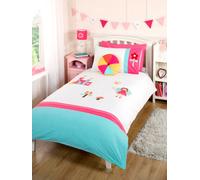 Sweet Dreams Fairy Tale Applique Kids Bedding Soft Fabric Duvet Cover Set With Pillowcases Multi