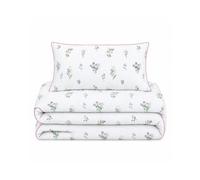 Sweet Dreams Florelle Pink Botanical Printed Floral Duvet Cover And Pillowcase Set Single