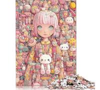 Sweet Dreams Haven Creative Square Wooden Jigsaw Puzzles for Adults Educational Game Challenge Toy 300pcs (40x28cm)