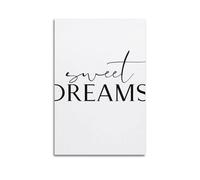 Sweet Dreams Inspirational Art Canvas Poster Bedroom Living Room Decoration Painting Unframe-style 20x30inch(50x75cm)