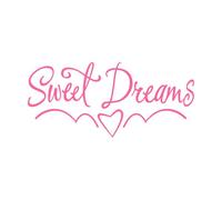 Sweet Dreams Kids Bedroom Wall Sticker Quotes Wall Decals for Kis Nursery Baby Bedroom Home Decoration Gifts for Children Extra Large - 65x145cm