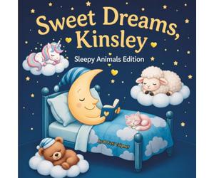 Sweet Dreams Kinsley: Personalized Children's Bedtime Story book for Babies & Kids | perfect birthday gift idea for Kinsley's | Gentle Rhymes, Sleepy ... Kinsley Drift Into Sweet Dreams Every Night.