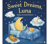Sweet Dreams Luna: Personalized Children's Bedtime Story book for Babies & Kids | Perfect Birthday Gift Idea for Luna's | Gentle Rhymes, Sleepy ... Luna Drift Into Sweet Dreams Every Night.