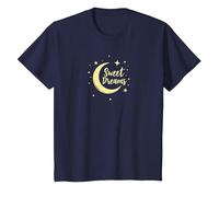 Sweet Dreams Moon Stars T-Shirt, Kids, Navy, 12 Years