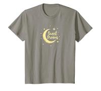 Sweet Dreams Moon Stars T-Shirt, Kids, Slate, 6 Years