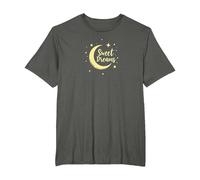 Sweet Dreams Moon Stars T-Shirt, Men's Big and Tall, Asphalt, 5X Tall