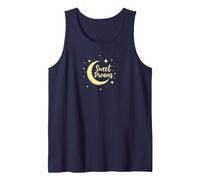 Sweet Dreams Moon Stars Tank Top, Men, Navy, XXL
