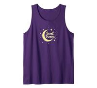 Sweet Dreams Moon Stars Tank Top, Men, Purple, XXL