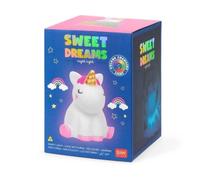 Legami - Night Light for Children, 4 Colours, Batteries Included, 20 Hours of Autonomy, 10.5x11.5cm, Unicorn Theme