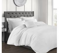 Sweet Dreams Percale Double White Duvet Cover - Wilko