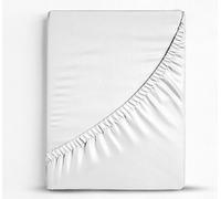 Premium Percale Cotton White 200 Thread Count Bedding Collection Sweet Dreams White Single Fitted
