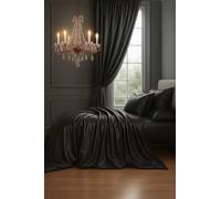 Sweet Dreams Pure Mulberry Silk Duvet Cover, 22 Momme Grade 6A, Long-Strand Silk, Cooling, Breathable, Hypoallergenic Premium Bedding (Black, Super King)